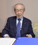 「空襲直後の市街地は地獄絵図だった」と振り返る高島屋開発相談役の海江田順三郎さん＝鹿児島市武２丁目