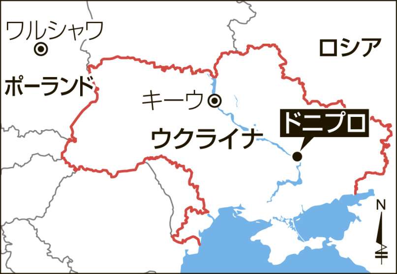 ウクライナの地図