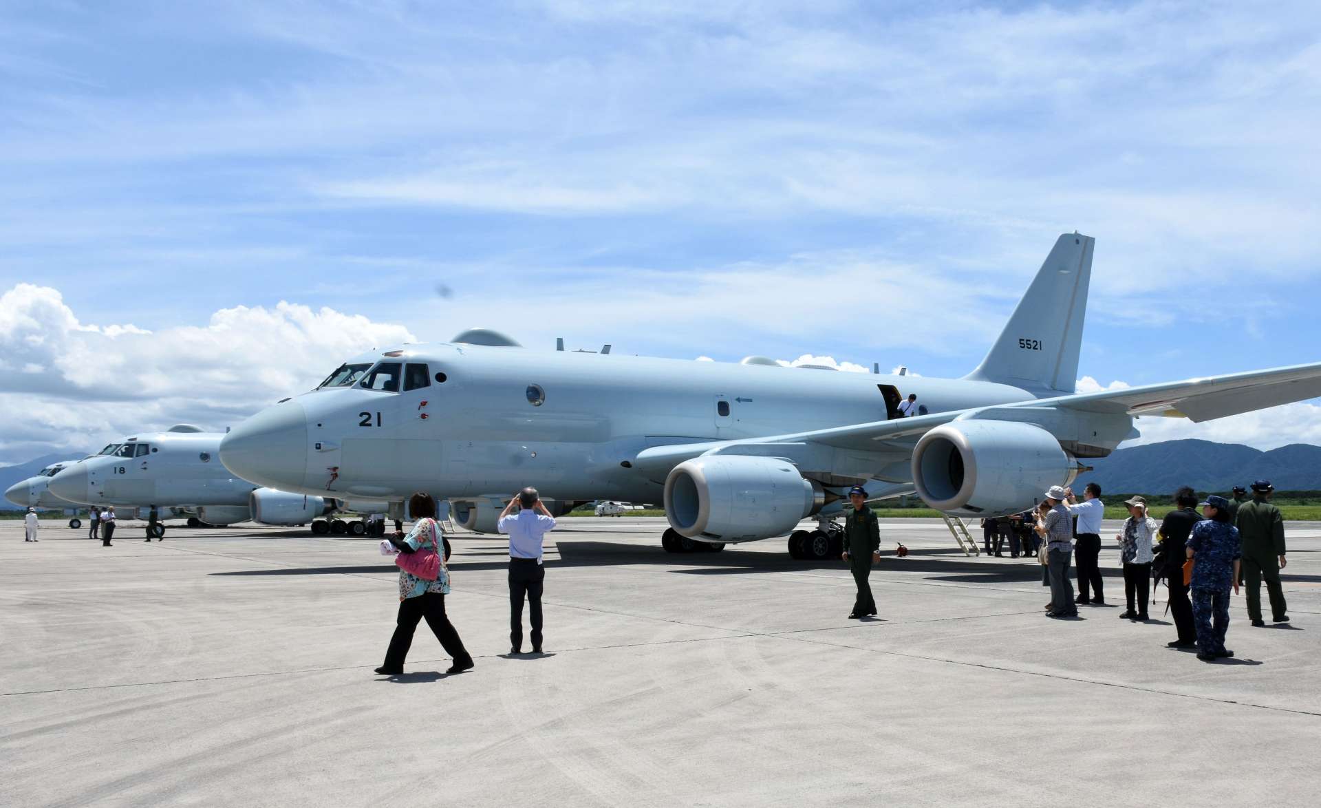 Ｐ１哨戒機＝鹿屋市の海上自衛隊鹿屋航空基地（資料写真）