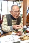 垂水海軍航空隊で衛生兵を務めた山野秀則さん＝鹿児島市紫原７丁目