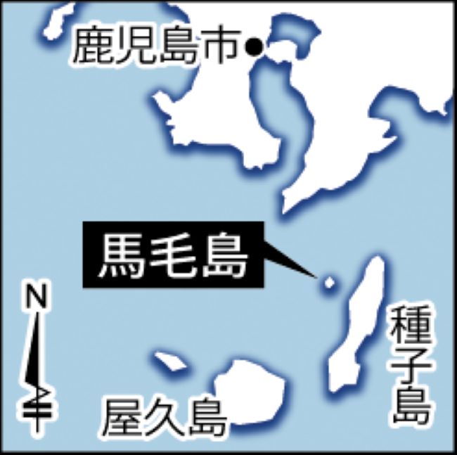 【地図】馬毛島の場所