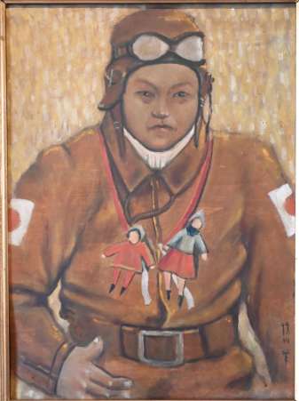 勝又勝雄大尉の肖像画