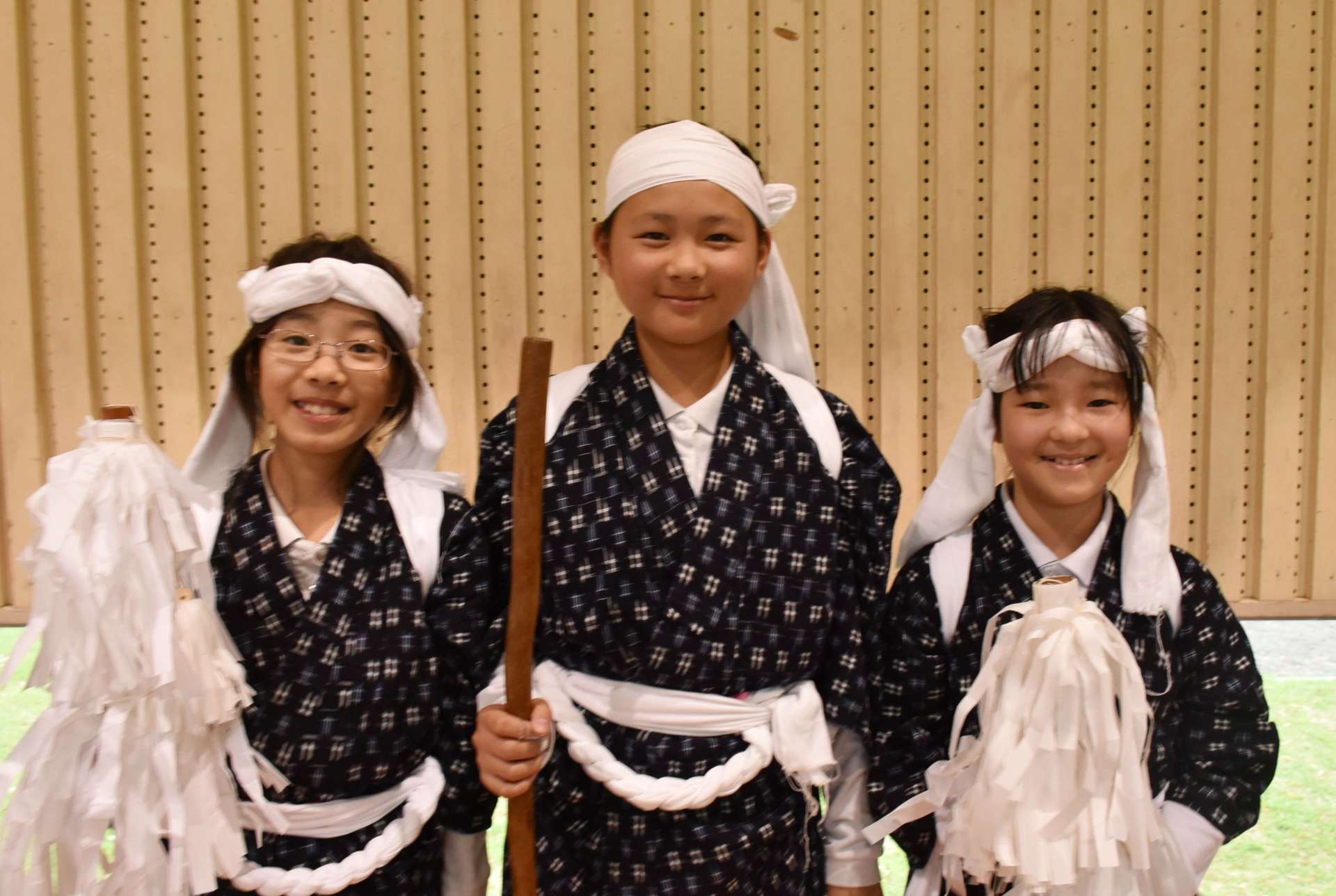 参加した女子児童３人