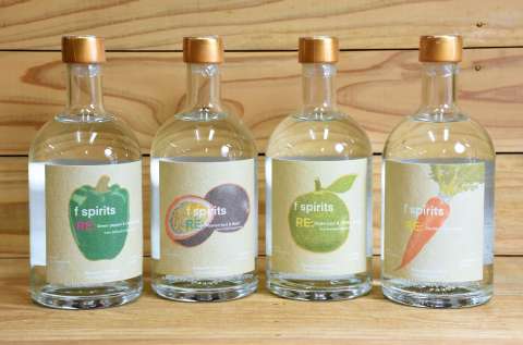 ピーマンやユズなど大隅半島産の規格外野菜・果物を使った「ｆ　ｓｐｉｒｉｔｓ」シリーズ