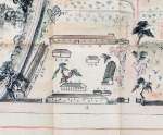 １９１５（大正４）年頃の「集成館地区見取図」の一部。石庫（中央手前）や機械工場（同奥）が描かれている（尚古集成館蔵、鹿児島市教育委員会提供）