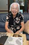 「戦争を通して命のありがたさを実感している」と話す黒岩けい子さん＝鹿児島市