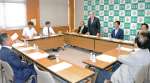 参院選鹿児島選挙区の公認候補予定者を選ぶ選考委員会＝１４日、鹿児島市真砂町