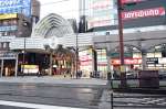 基準地価が５年ぶりに上昇した天文館地区＝１７日、鹿児島市千日町