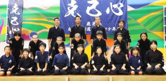 加世田剣道スポーツ少年団のメンバー