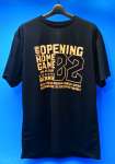 開幕戦で先着２０００人に配布される記念Ｔシャツ