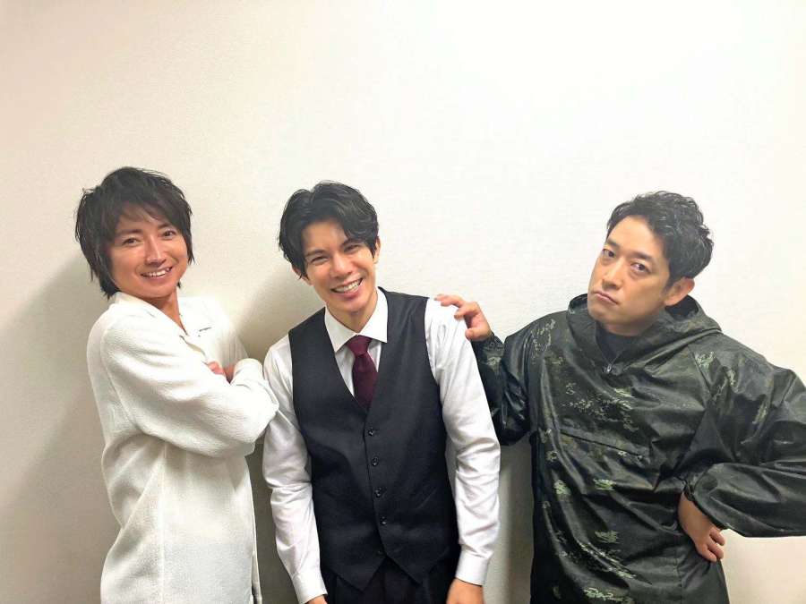 ホリプロ３人衆。一番年上ですが、一番後輩です。