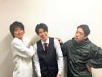 ホリプロ３人衆。一番年上ですが、一番後輩です。