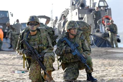 〈資料写真〉日米共同統合演習＝１０月２７日午前７時半、徳之島町花徳