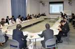 洋上風力発電について検討する研究会＝１９日、薩摩川内市のサンアリーナせんだい