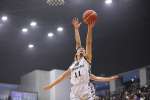 前半、シュートを決める森田＝青森県の伊藤鉱業アリーナつがる（@B.LEAGUE）