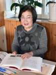 「核廃絶は私たち被爆者の使命」と語る西上床キヨ子さん＝１０日、伊佐市大口原田