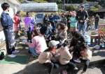 うなぎまつりのビンゴ大会で盛り上がる来場者＝指宿市山川成川