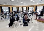 演奏会へ向け練習する鹿児島国際大学音楽科の学生ら（同大提供）＝鹿児島市坂之上８丁目