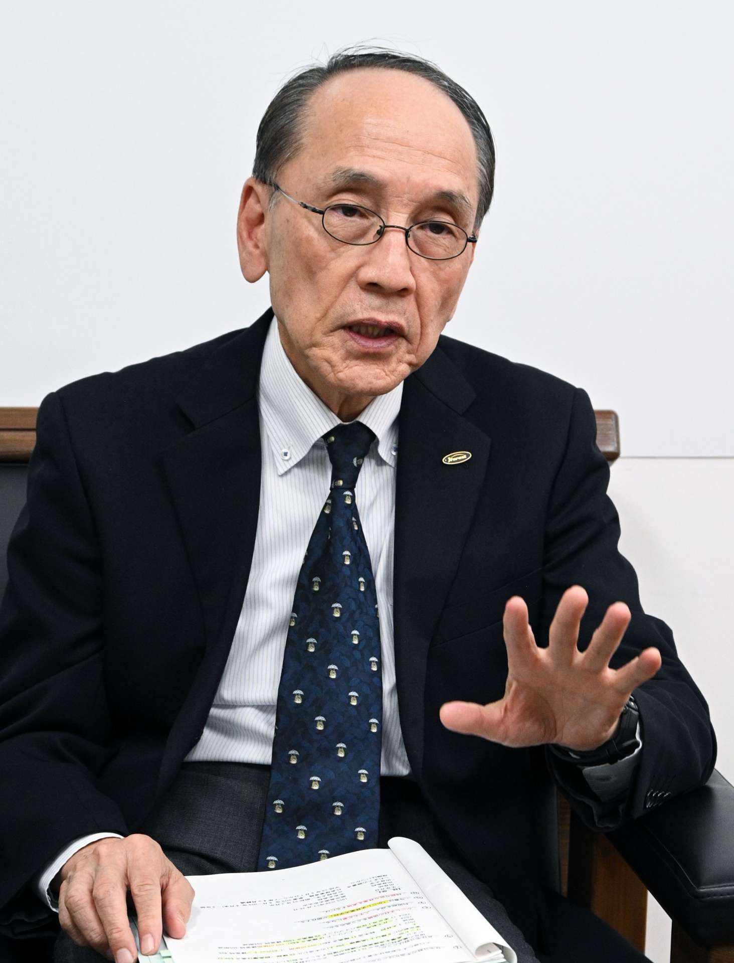 県森林組合連合会代表理事専務の野村輝明さん