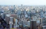 マンションが立ち並ぶ鹿児島市街地＝１７日、鹿児島市新照院町