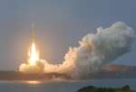 〈資料写真〉２０２４年１１月４日、ごう音とともに上昇するＨ３ロケット４号機＝南種子町の種子島宇宙センター
