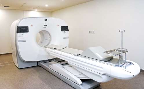 最先端のがん検査「ＰＥＴ－ＣＴ」＝霧島市隼人町松永