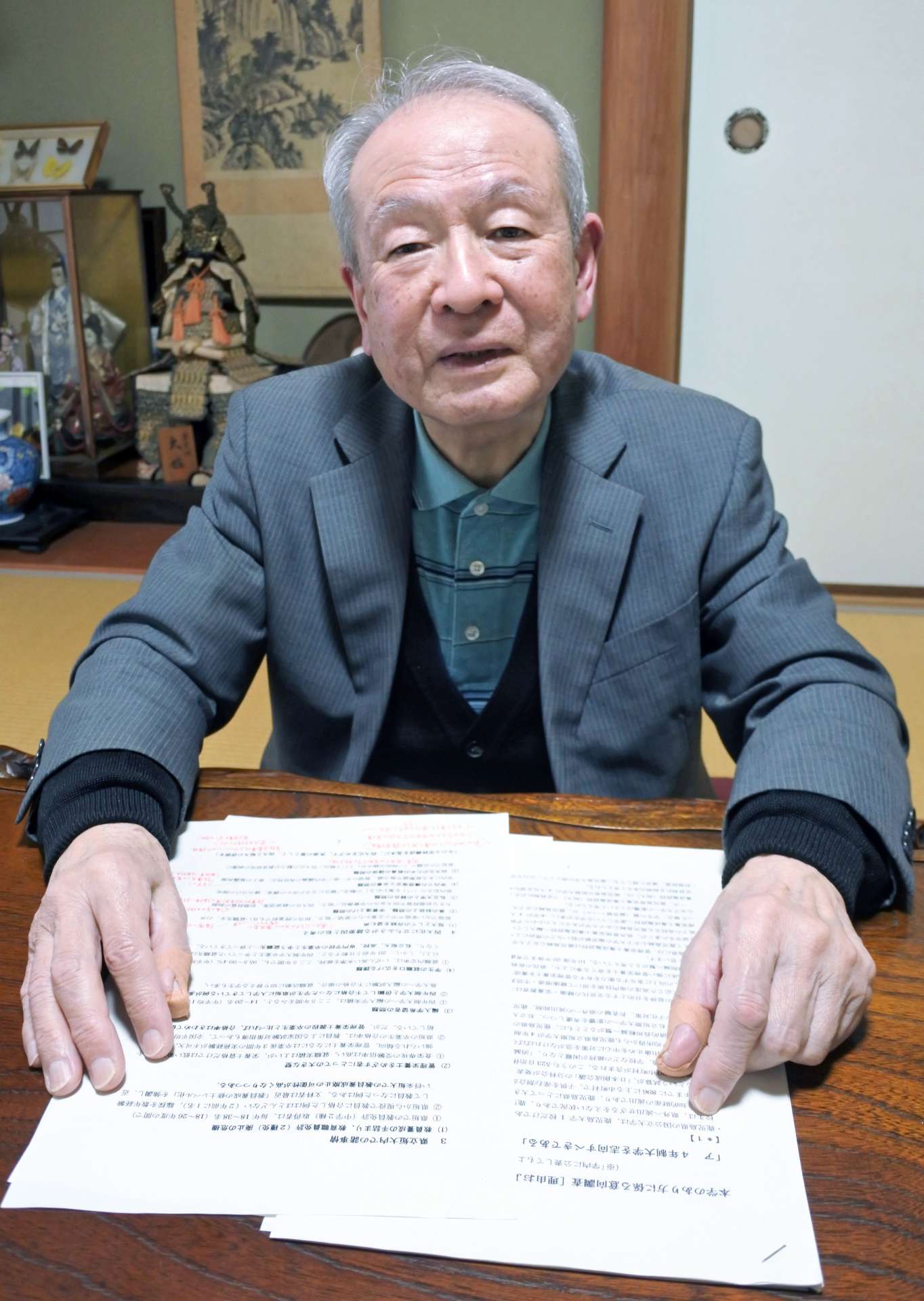 〈関連〉「短大のままでという方針に固執するなら、必ずや時代に取り残される」などと語る種村完司さん