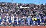 （別カット）サッカーＪ３・鹿児島ユナイテッドＦＣのホーム開幕戦に詰めかけた観客＝１６日、鹿児島市の白波スタジアム
