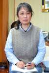 「裁判所の力で原発を止めてほしい」と話す森永明子さん＝薩摩川内市