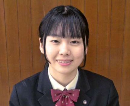 全商９種目で１級に合格した浜千裕さん＝鹿児島市の明桜館高校
