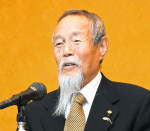 料理人時代の思い出を語る鬼木利次さん＝霧島市牧園の霧島観光ホテル