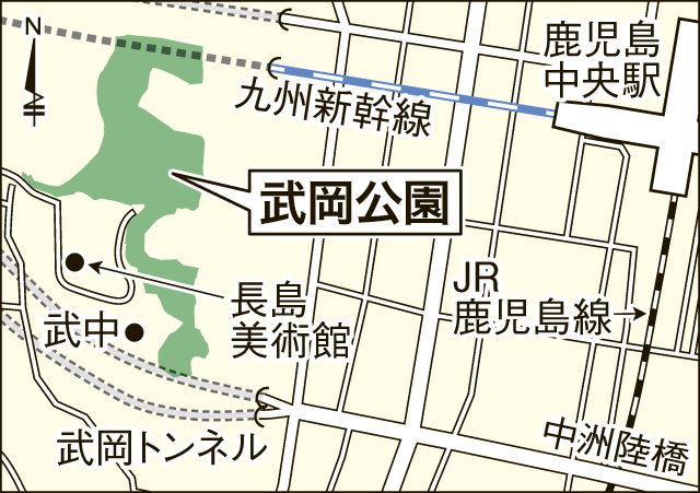 武岡公園予定地を地図で確認する