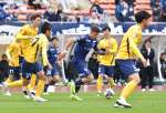 〈関連〉ドリブルで敵陣に切り込む鹿児島ユナイテッドＦＣのアンジェロッティ＝鹿児島市の白波スタジアム