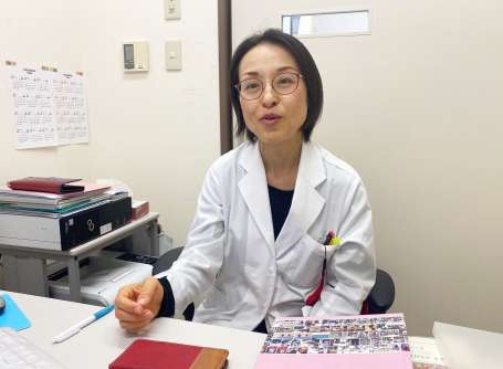 ９年前の熊本地震を振り返る高木みかさん＝熊本市の国立病院機構熊本医療センター