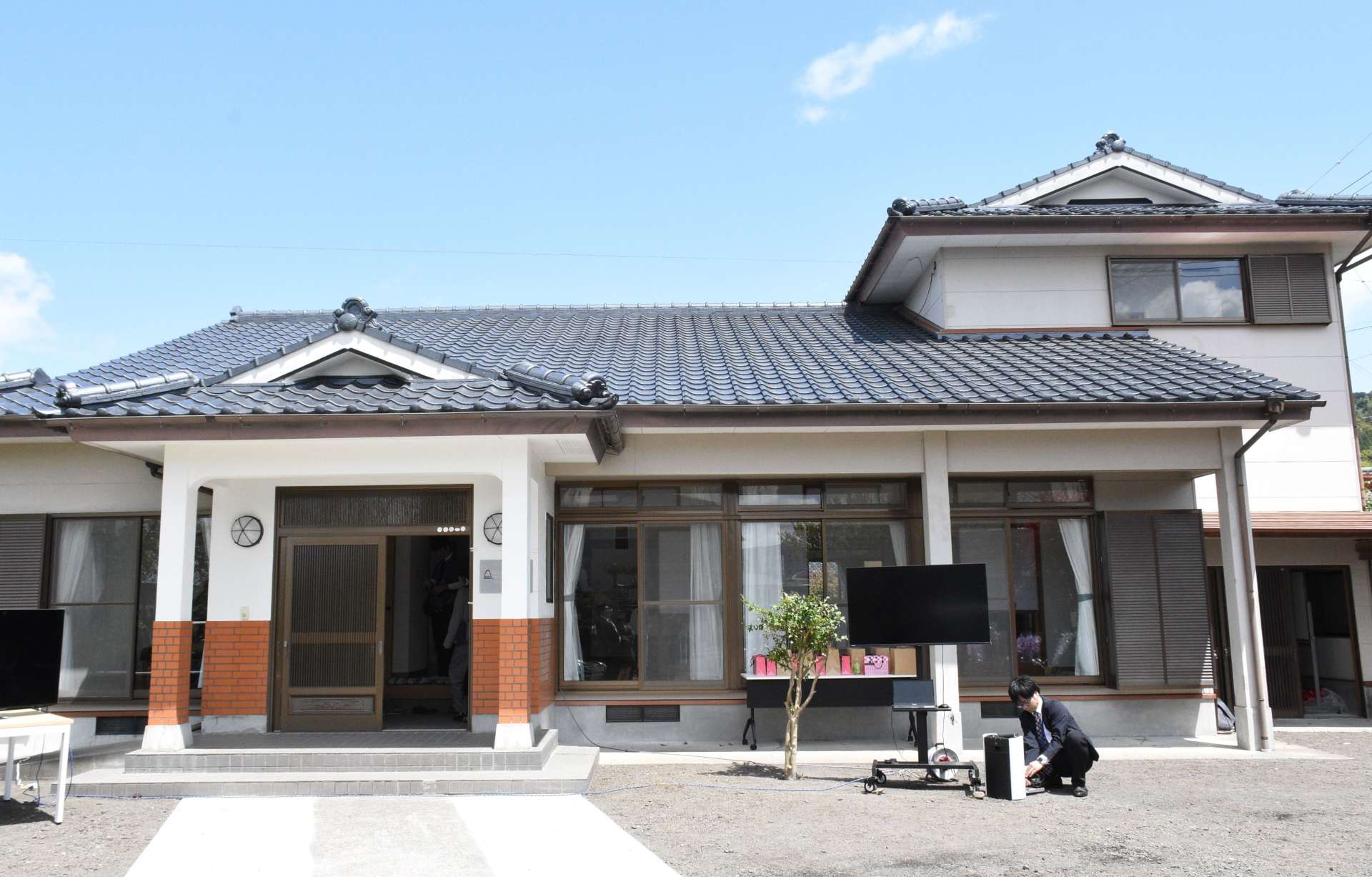 開設した筑波科技日本支店＝１５日、出水市上鯖渕