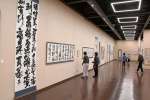 自由な表現の作品が並ぶ会場＝１７日、鹿児島市の黎明館