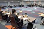 再審制度の見直しを検討する法制審議会専門部会の初会合＝２１日、法務省