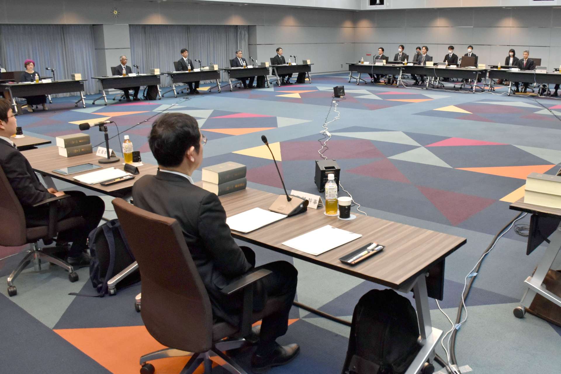 再審制度の見直しを検討する法制審議会専門部会の初会合＝２１日、法務省