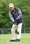 総合準優勝の田中末徳（さつま交友会１組）＝樋脇グラウンド・ゴルフ場