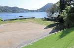 ３日から再開するキャンプ場。奥は藺牟田池＝薩摩川内市祁答院