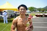 マッスルコンテストで優勝した倉富柾樹さん