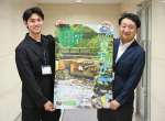 来社した西米良村ＰＲ隊