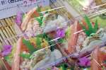 「東北６県味と技展」１０回記念の海鮮弁当＝１２日、鹿児島市の山形屋