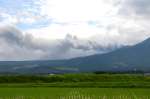 〈資料写真〉噴煙を上げる新燃岳＝２６日午後５時すぎ、小林市細野