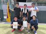 Ｂ級優勝のスマイルクＡ＝東開庭球場