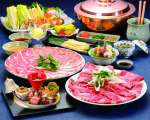 「“黒”の鹿児島食フェア」で提供される黒豚などのしゃぶしゃぶ