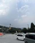 新燃岳の噴煙＝３日午後１時５８分、霧島市牧園町