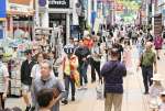 クルーズ船ツアー客らでにぎわう天文館＝６月２２日、鹿児島市東千石町