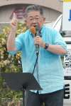 消費税減税を訴える共産党の小池晃書記局長＝１１日、鹿児島市