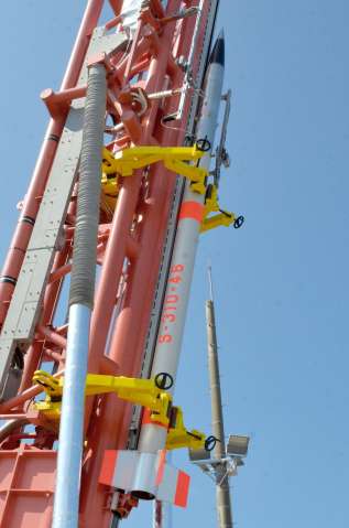 〈別カット〉公開された観測ロケット「Ｓ３１０－４６号機」